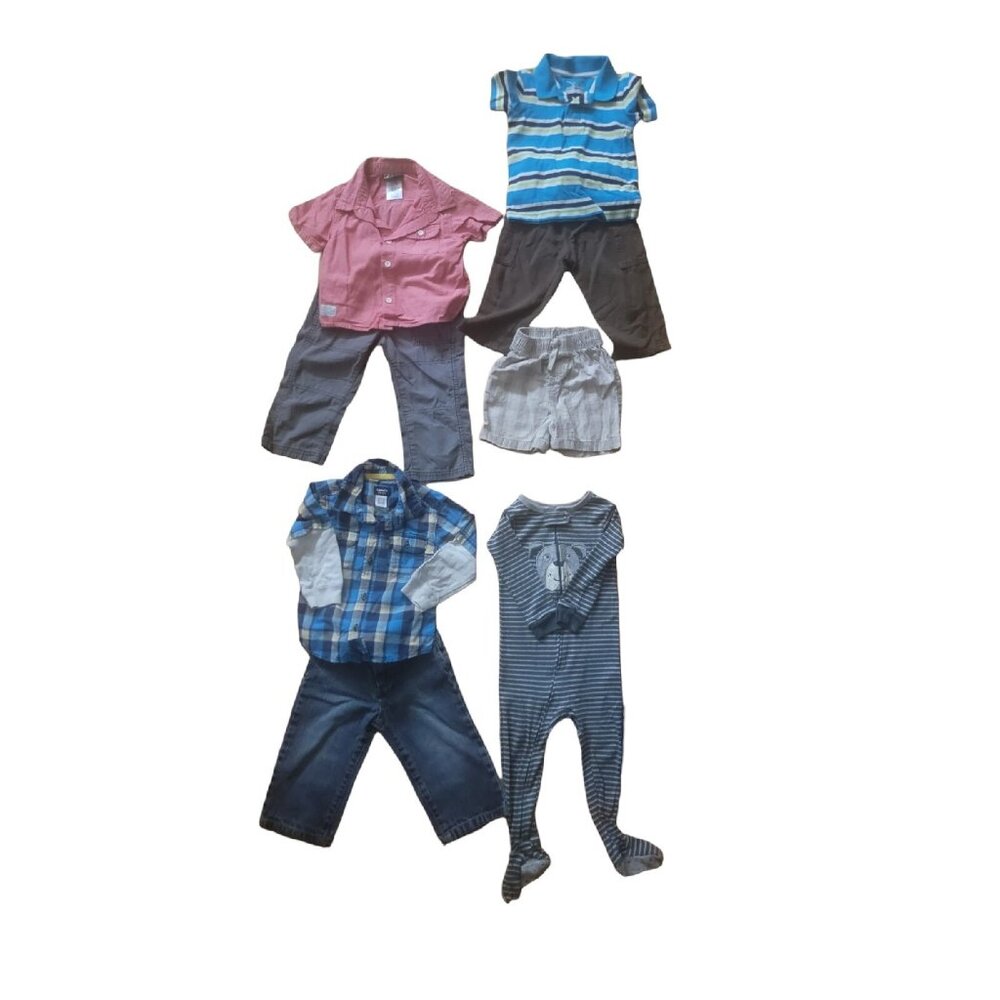 8-Piece Toddler Boy Clothing Lot | Size 18 Months | Carter's Calvin Klein & More